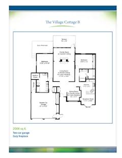 The Cottage B  floorplan image