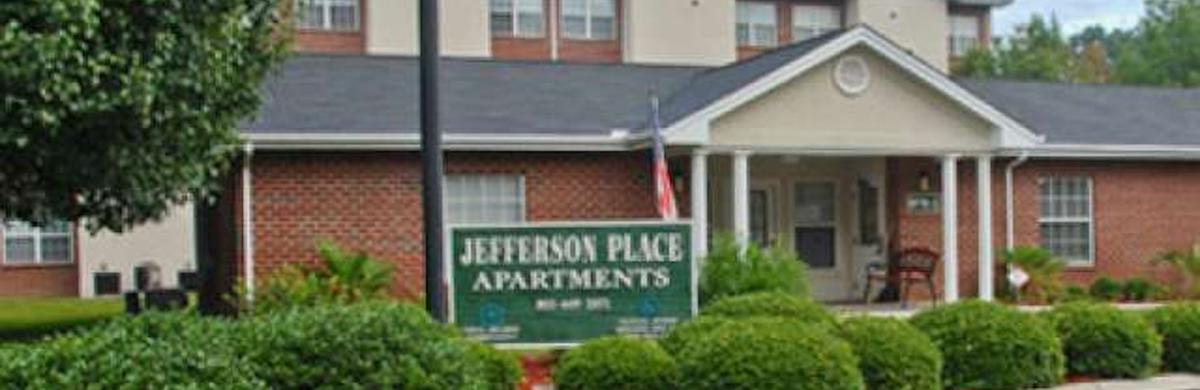 Jefferson Place Apartments building entrance
