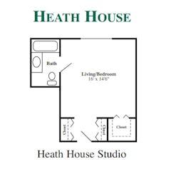 Heath House Studio floorplan image