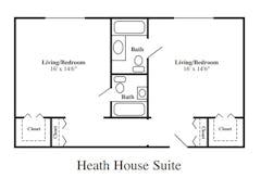 Heath House Suite floorplan image