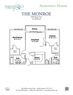The Monroe floorplan image
