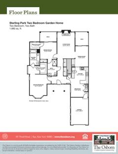 The Sterling Park 2BR Deluxe floorplan image