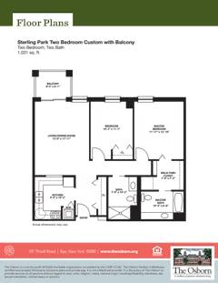 The Sterling Park 2BR Custom with Balcony floorplan image
