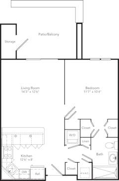 The Poplar floorplan image