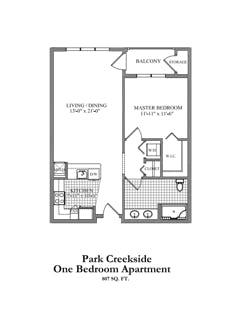 The Park Creekside floorplan image