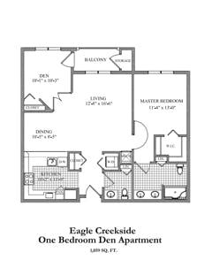The Eagle Creekside floorplan image