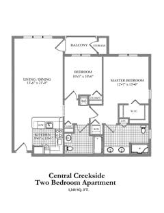 The Central Creekside  floorplan image