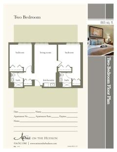 Two bedrooms floorplan image