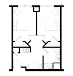 The Reflections Companion Apartment floorplan image
