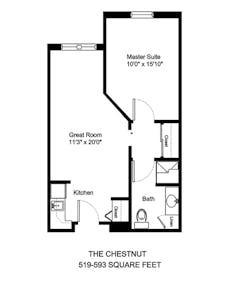 Chestnut floorplan image