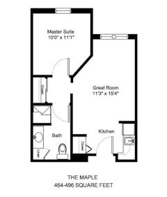 Maple floorplan image