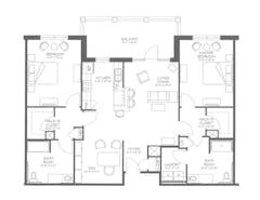 The Marshall  at West Apartments floorplan image