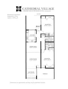 The Rittenhouse Apartment floorplan image
