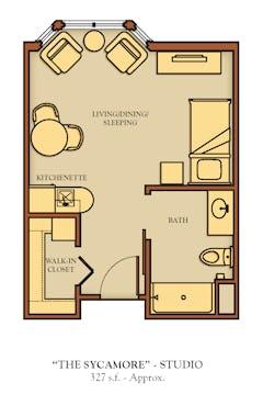 The Sycamore at Llenroc floorplan image