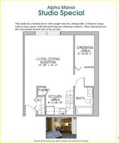 The Studio Special floorplan image