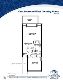 The West Country House floorplan image