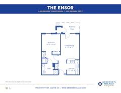 The Ensor floorplan image