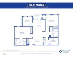 The Hycrest floorplan image