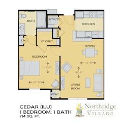 The Cedar  floorplan image