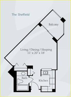 The Sheffield floorplan image