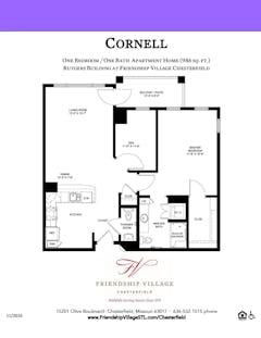 Cornell floorplan image