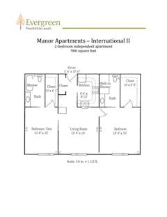 The International at Manor floorplan image
