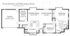 The Private Residence with Multi purpose Room floorplan image