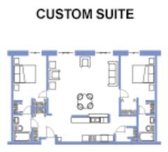 The Custom Suite floorplan image