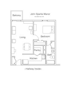 The John Sparks Manor floorplan image