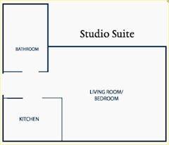 The Studio Suite floorplan image