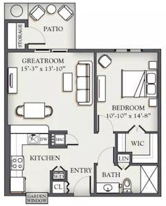 The Baltimore Cottage floorplan image