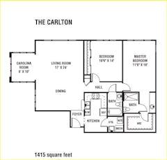 The Carlton floorplan image