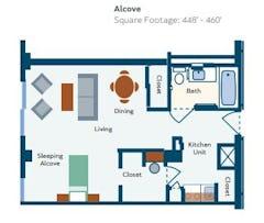 Alcove  floorplan image