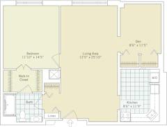 The Gilbert  floorplan image
