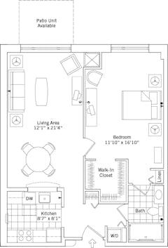 The Ellicott floorplan image