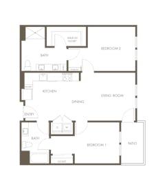 Unit B4 floorplan image